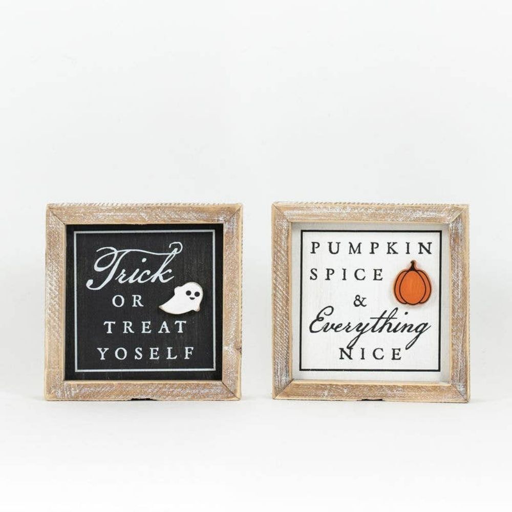 6x6 Double Sided Fall Decor